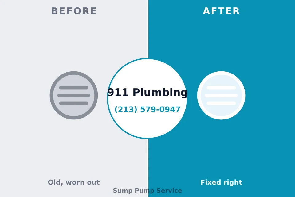 Before and after: plumbing company Morton Grove, IL